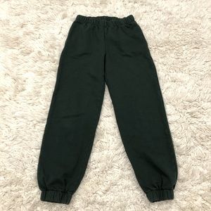 Dark green Brandy Melville Rosa sweat pants, 1 size / xs / s new without tag